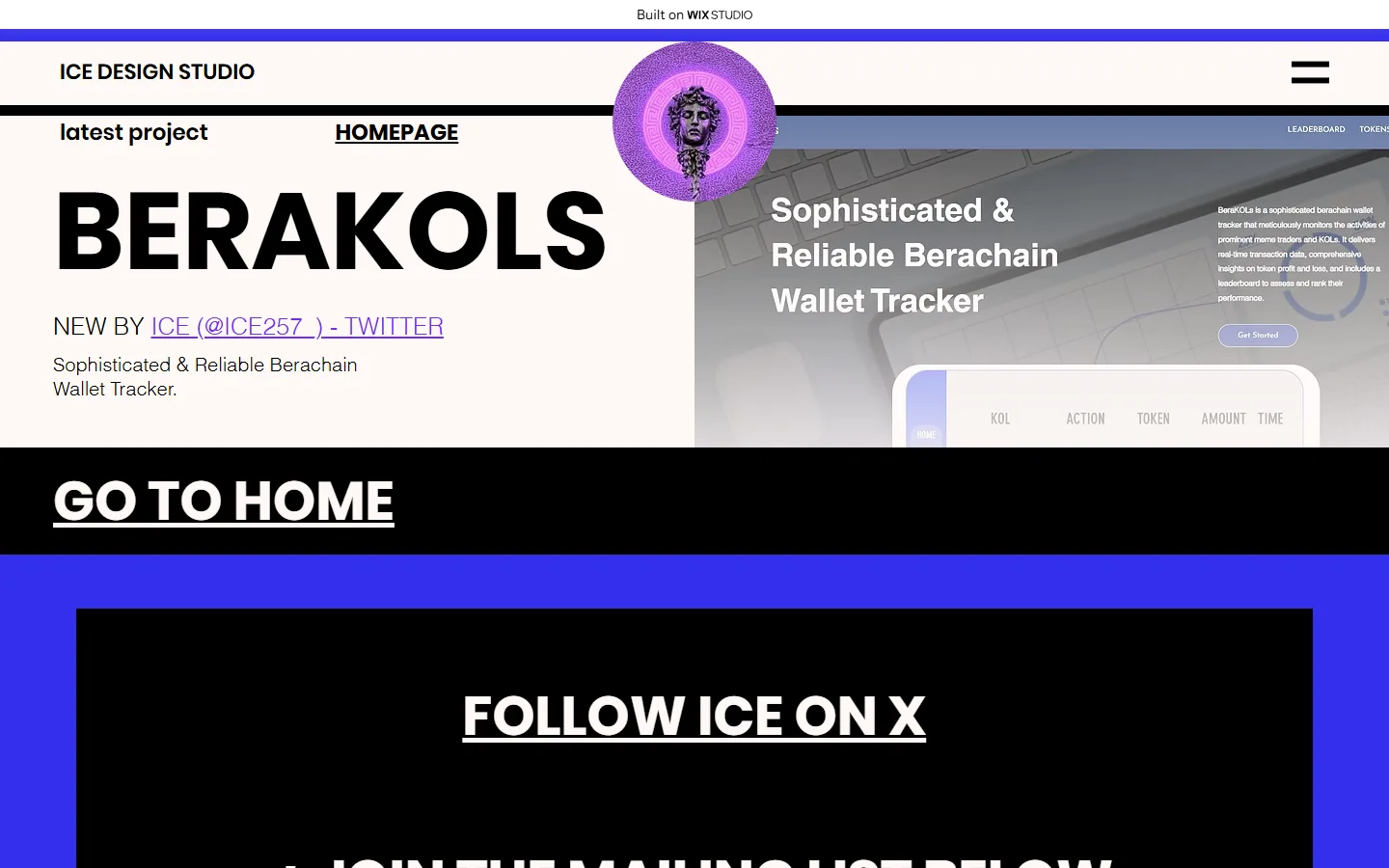 ICE Design Studio home page