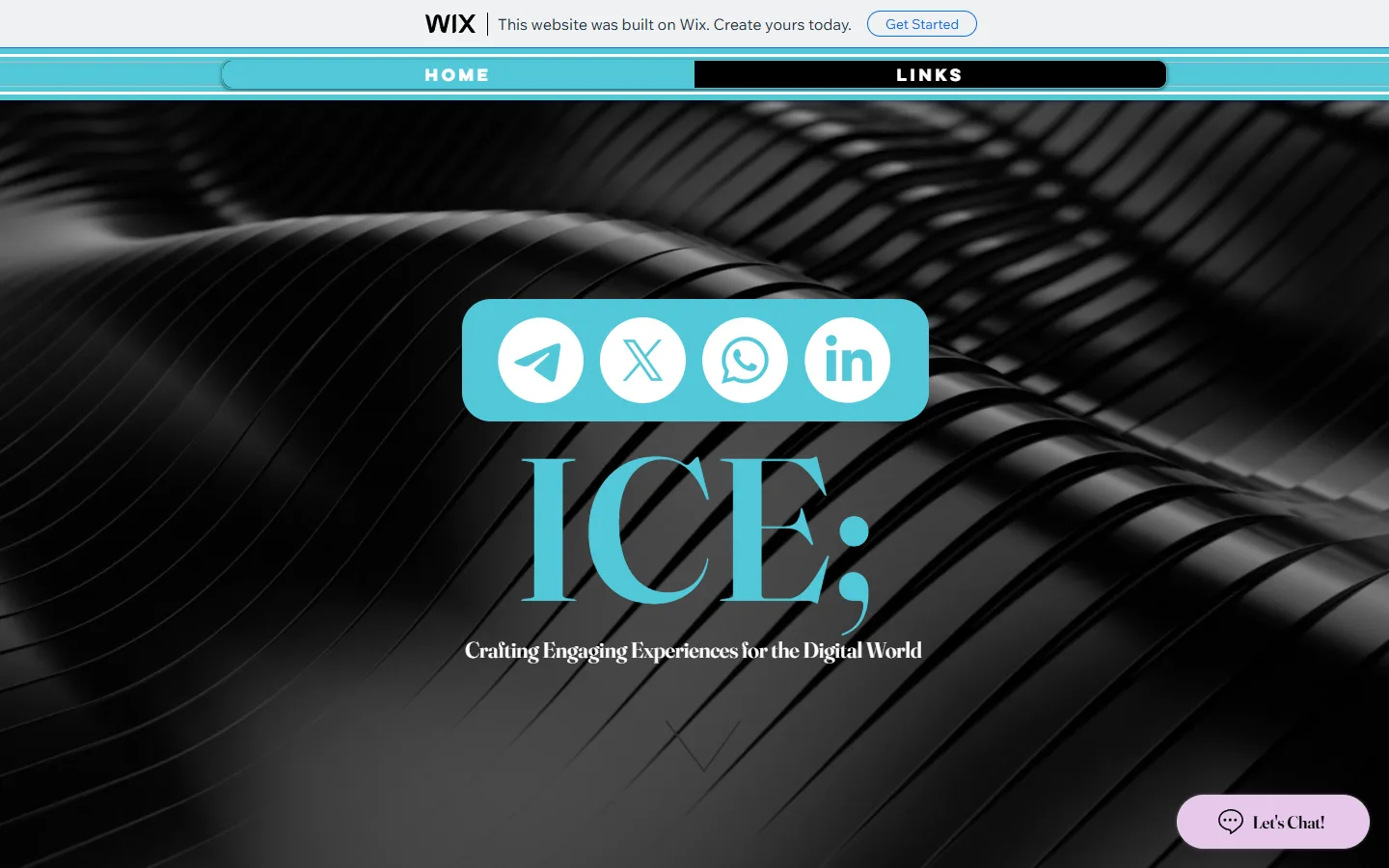 ICE home page