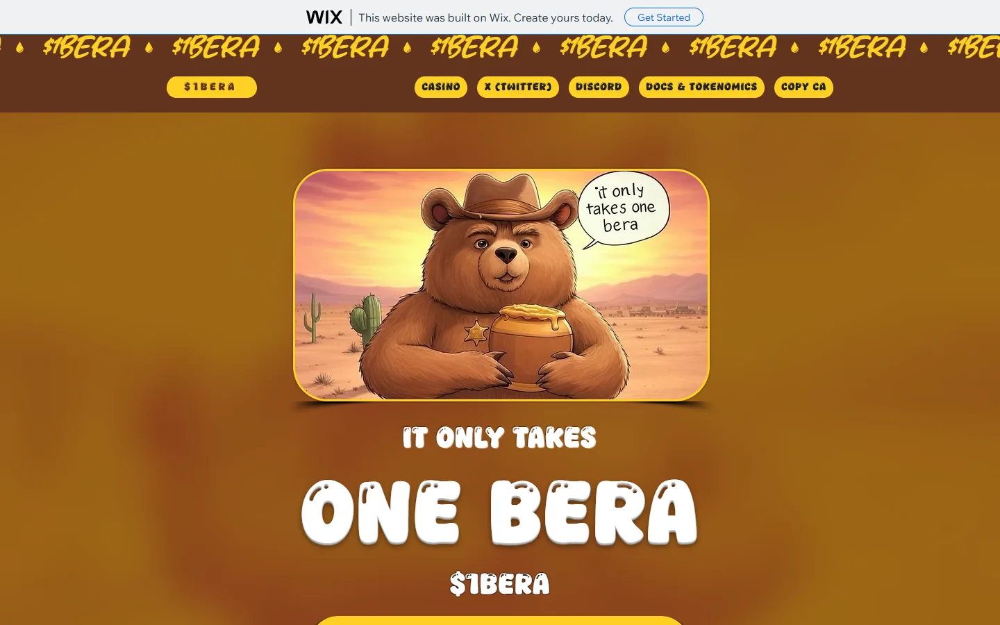 ONE BERA home page